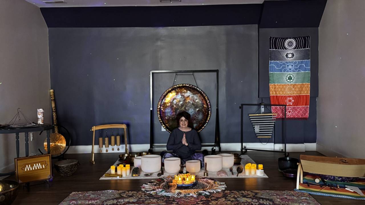 Sound Healer with Crystal Bowls