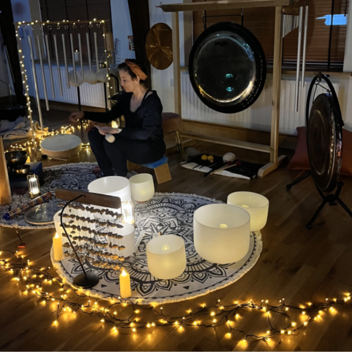 Sound Bath setup